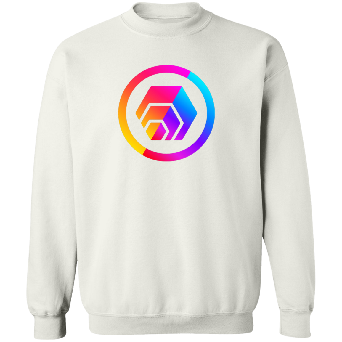 Hex/Pulse Logo - White Sweatshirt