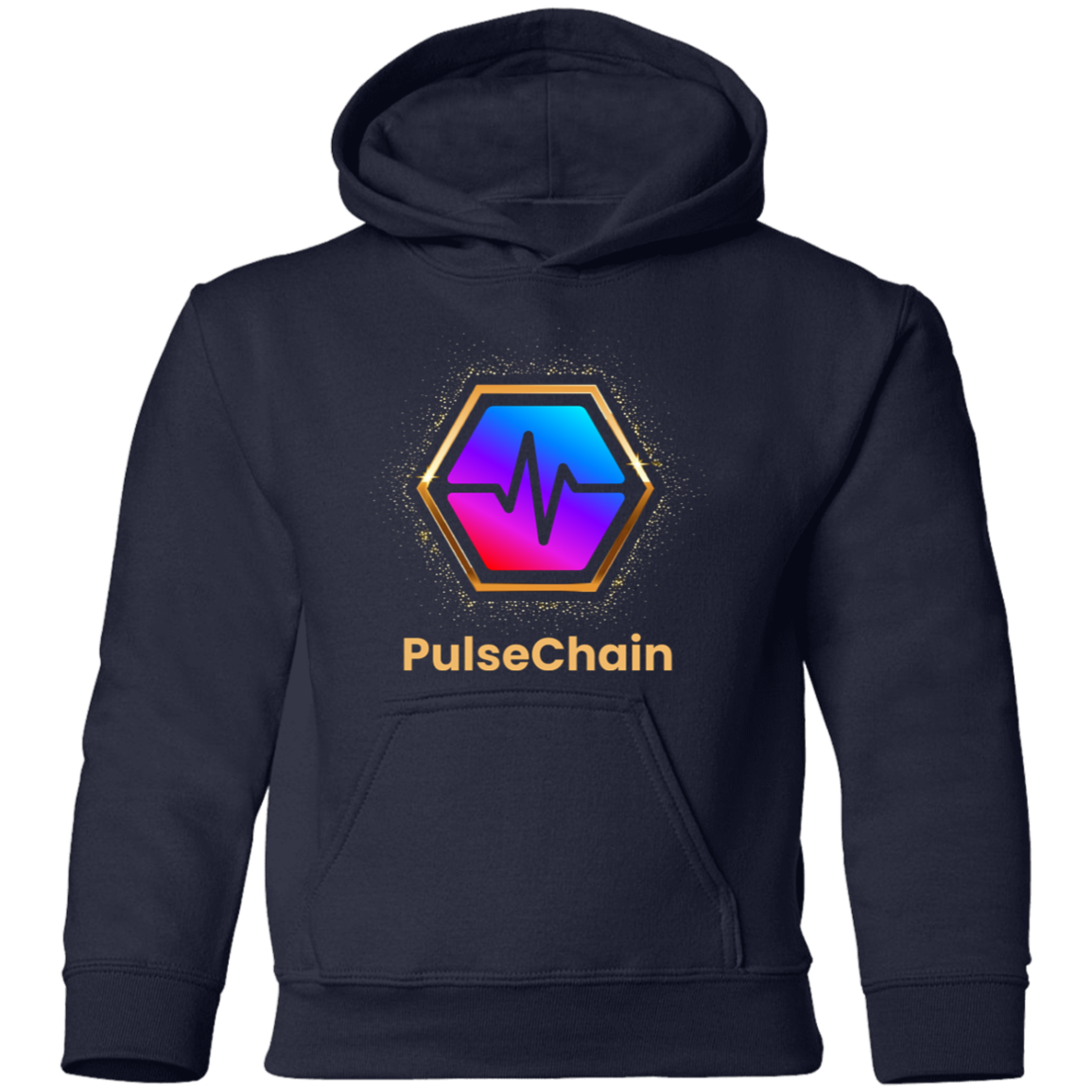Golden PulseChain - Youth Hoodie - The Pulsican Store