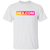 Hex.Com Block Gradient - White T Shirt