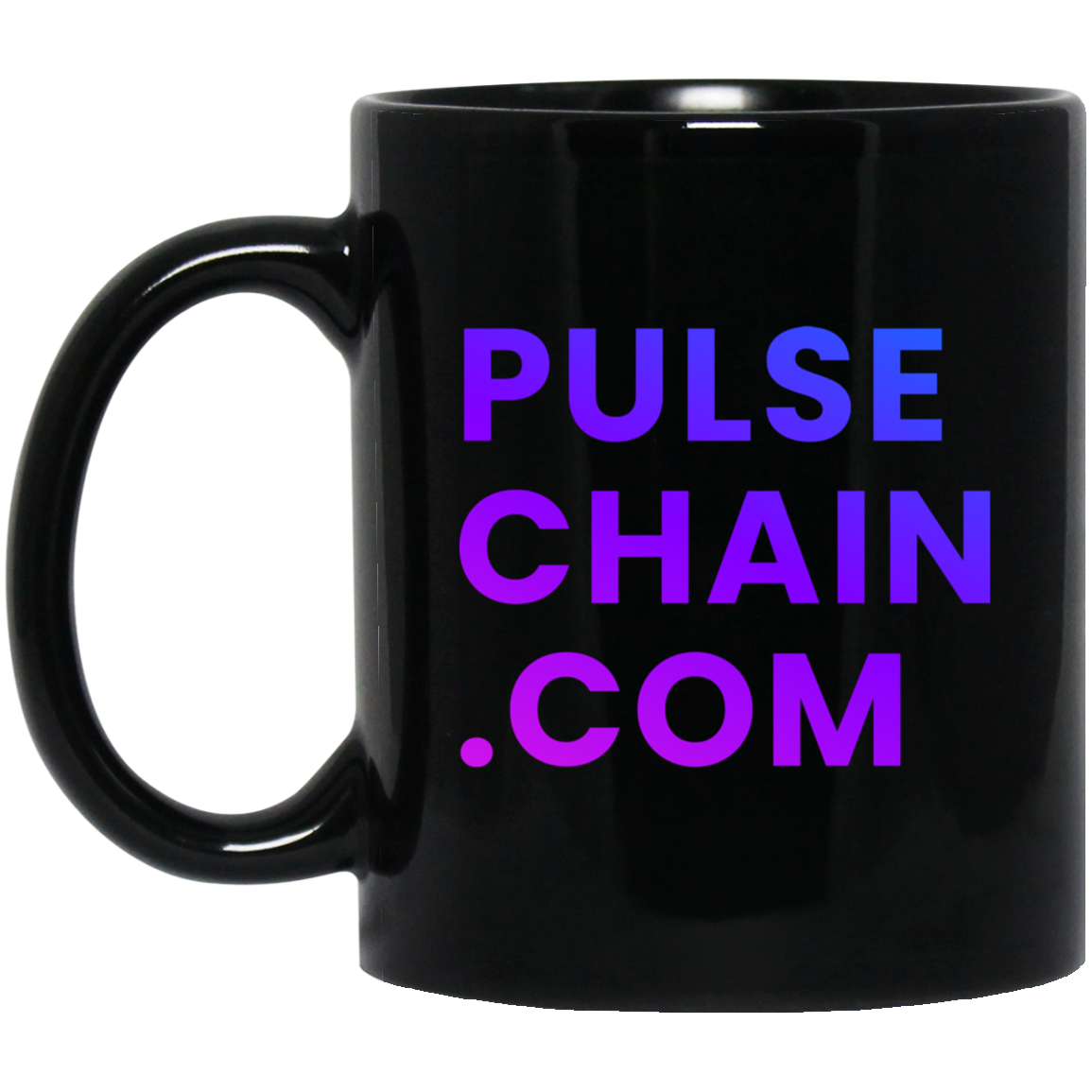 Pulsechain.Com - Black Mug - The Pulsican Store