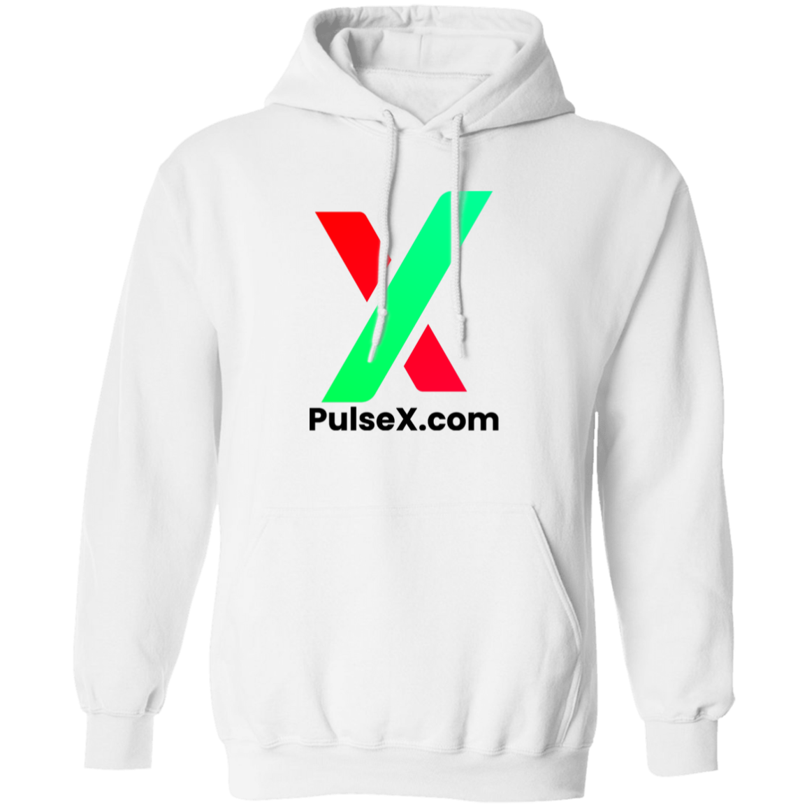PulseX.Com - White Hoodie - The Pulsican Store