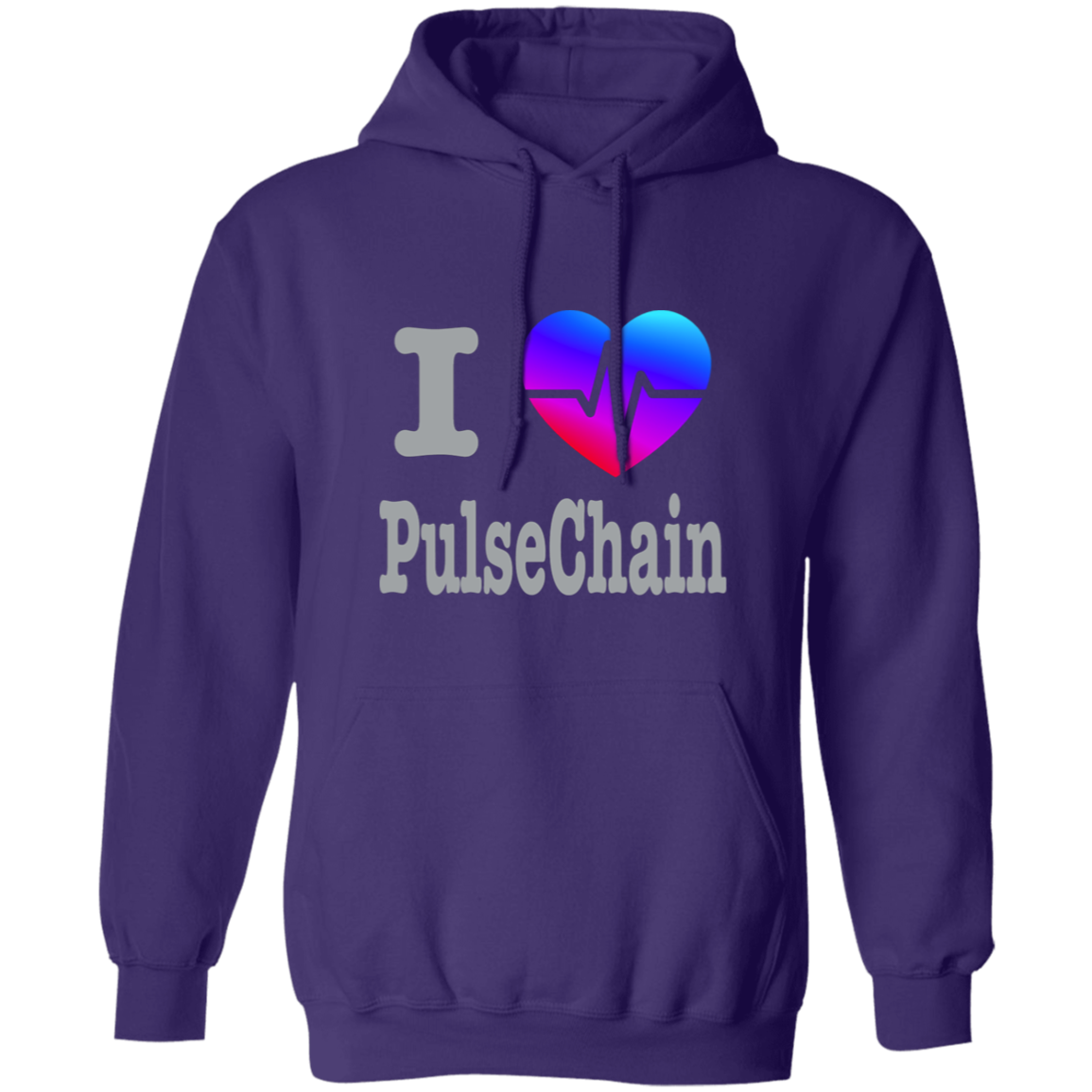 I Love PulseChain - Hoodie - The Pulsican Store