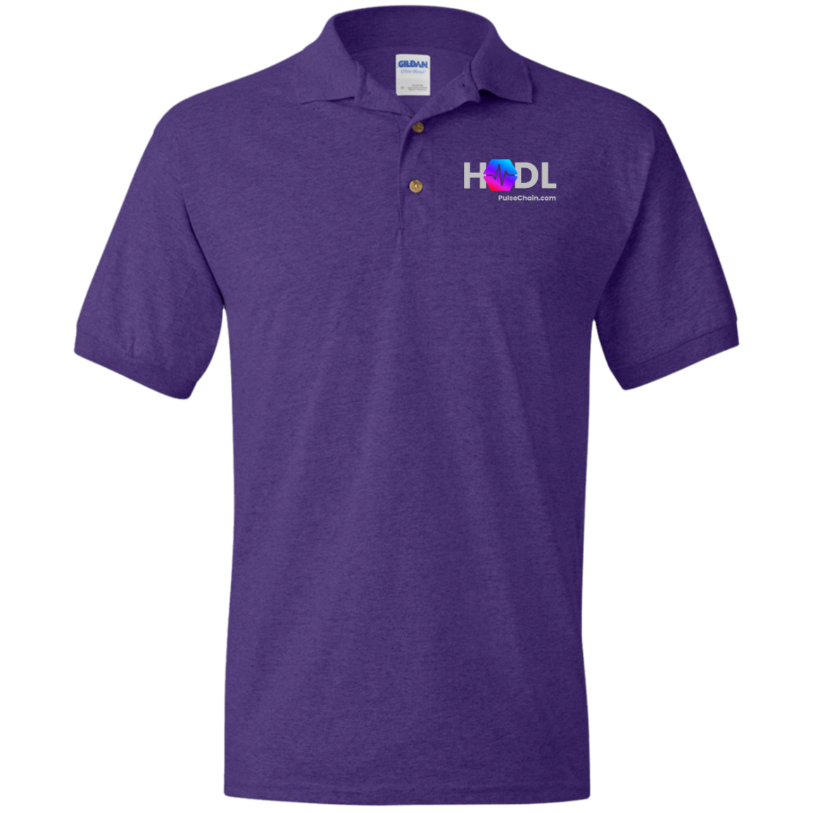 PULSECHAIN HODL - POLO SHIRT - The Pulsican Store