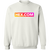 Hex.Com Block Gradient - White Sweatshirt