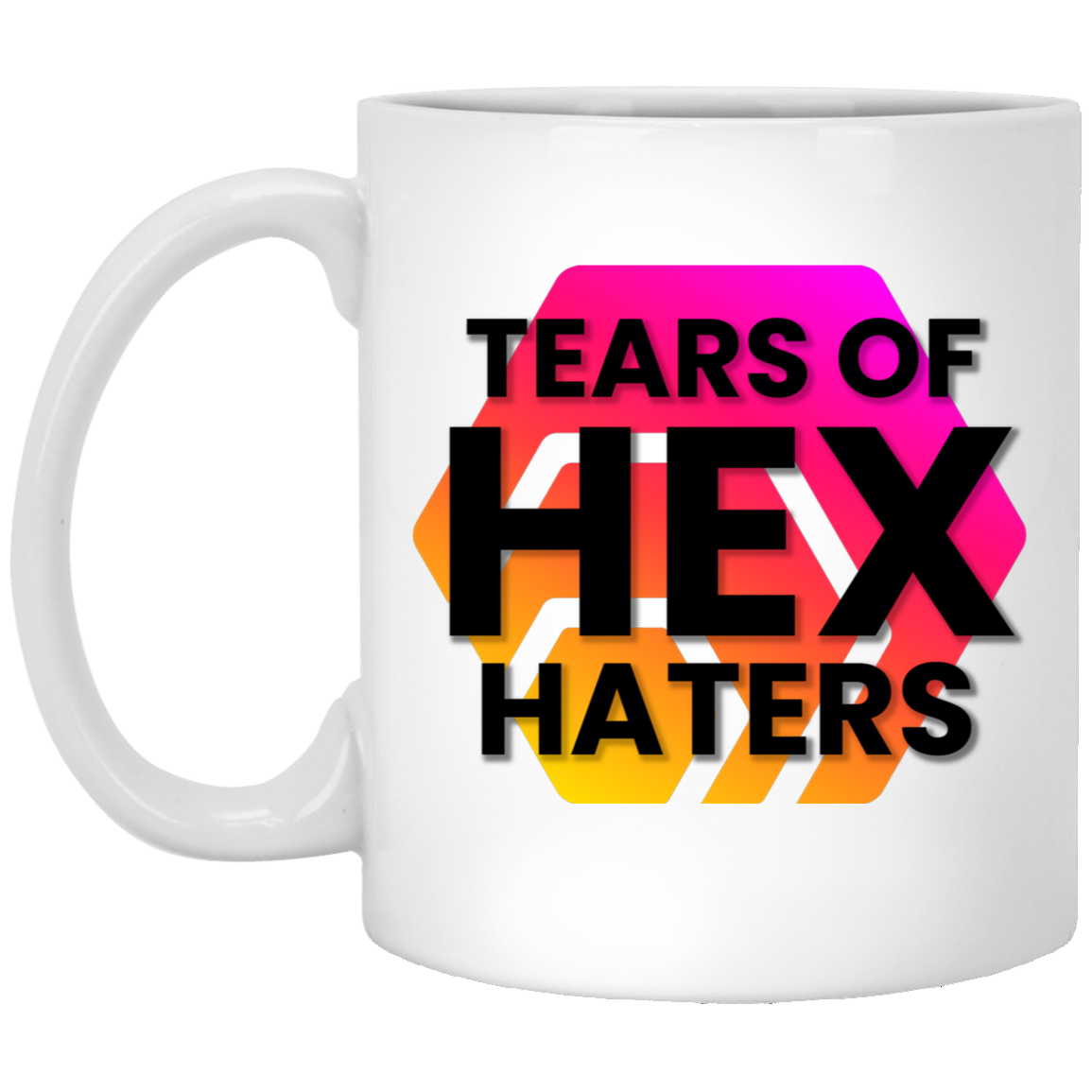Tears Of Hex Haters - White Mug - The Pulsican Store