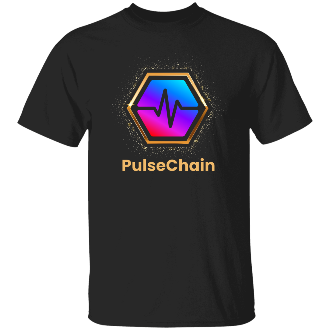 Golden PulseChain - T Shirt - The Pulsican Store