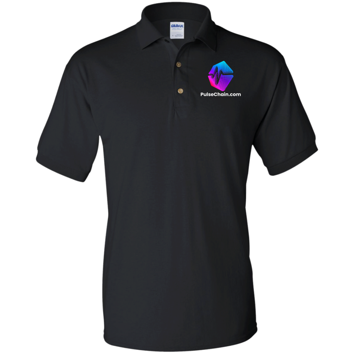 PulseChain.Com Logo - Polo Shirt