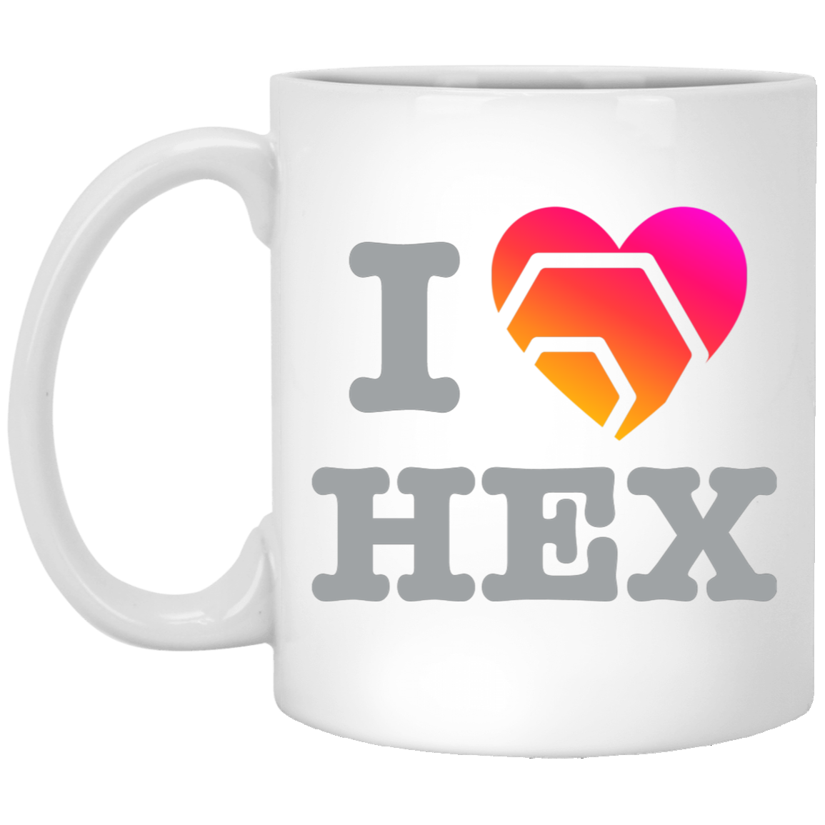 I Love HEX - White Mug - The Pulsican Store