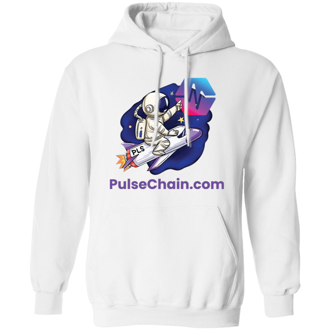 PulseChain.com Rocket - Hoodie - The Pulsican Store
