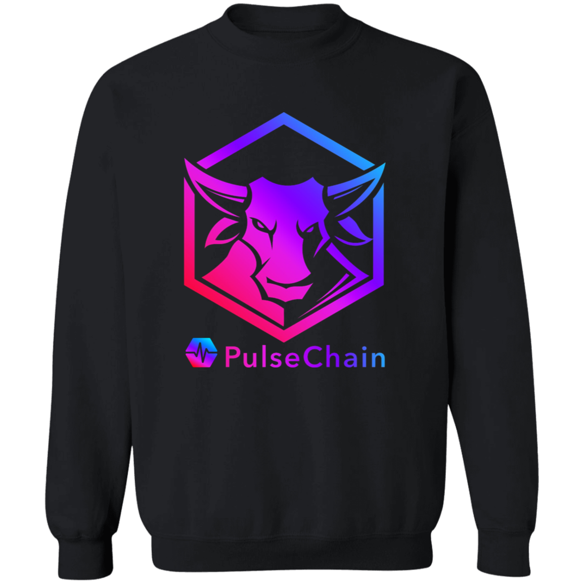 PulseChain Bull - Sweatshirt - The Pulsican Store