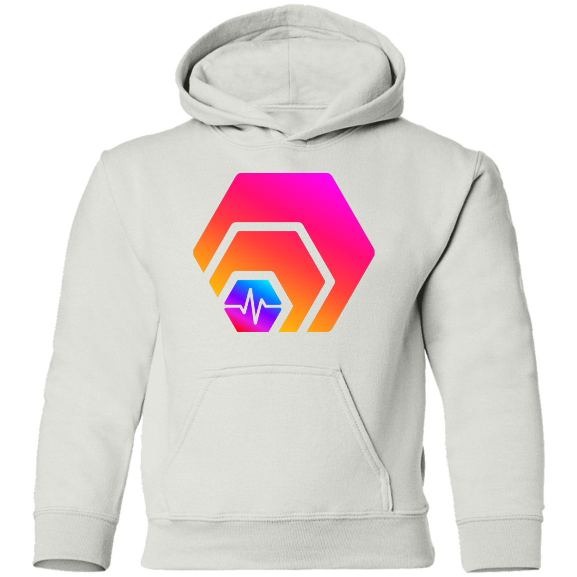 Hex With Pulse Logo - Youth Hoodie