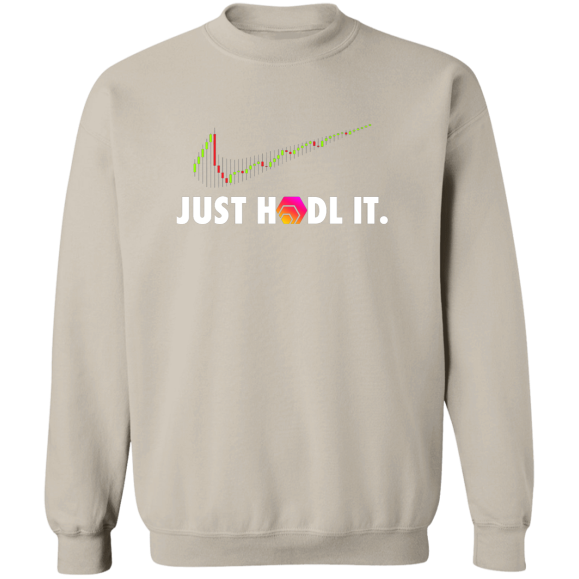 Just HODL It Hex - Sweatshirt - The Pulsican Store