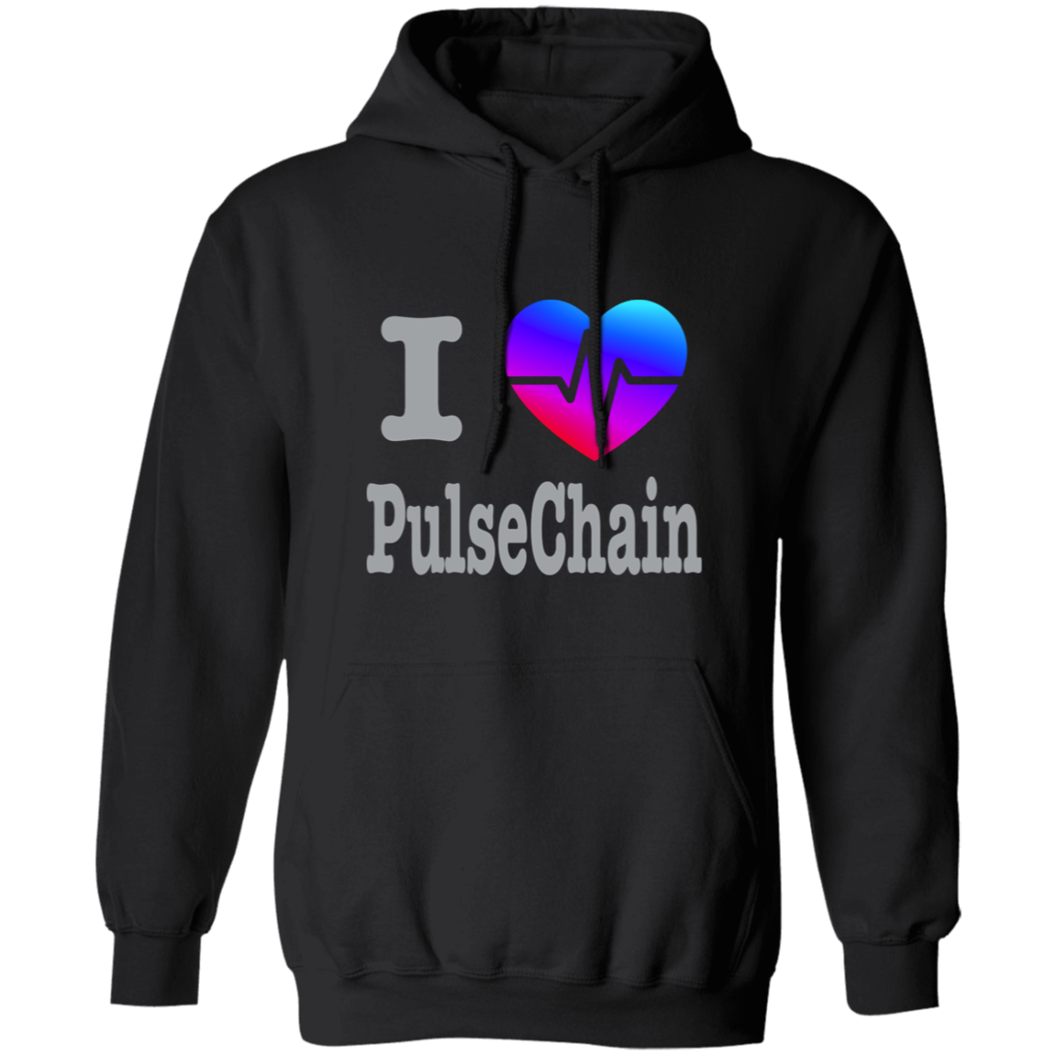 I Love PulseChain - Hoodie - The Pulsican Store