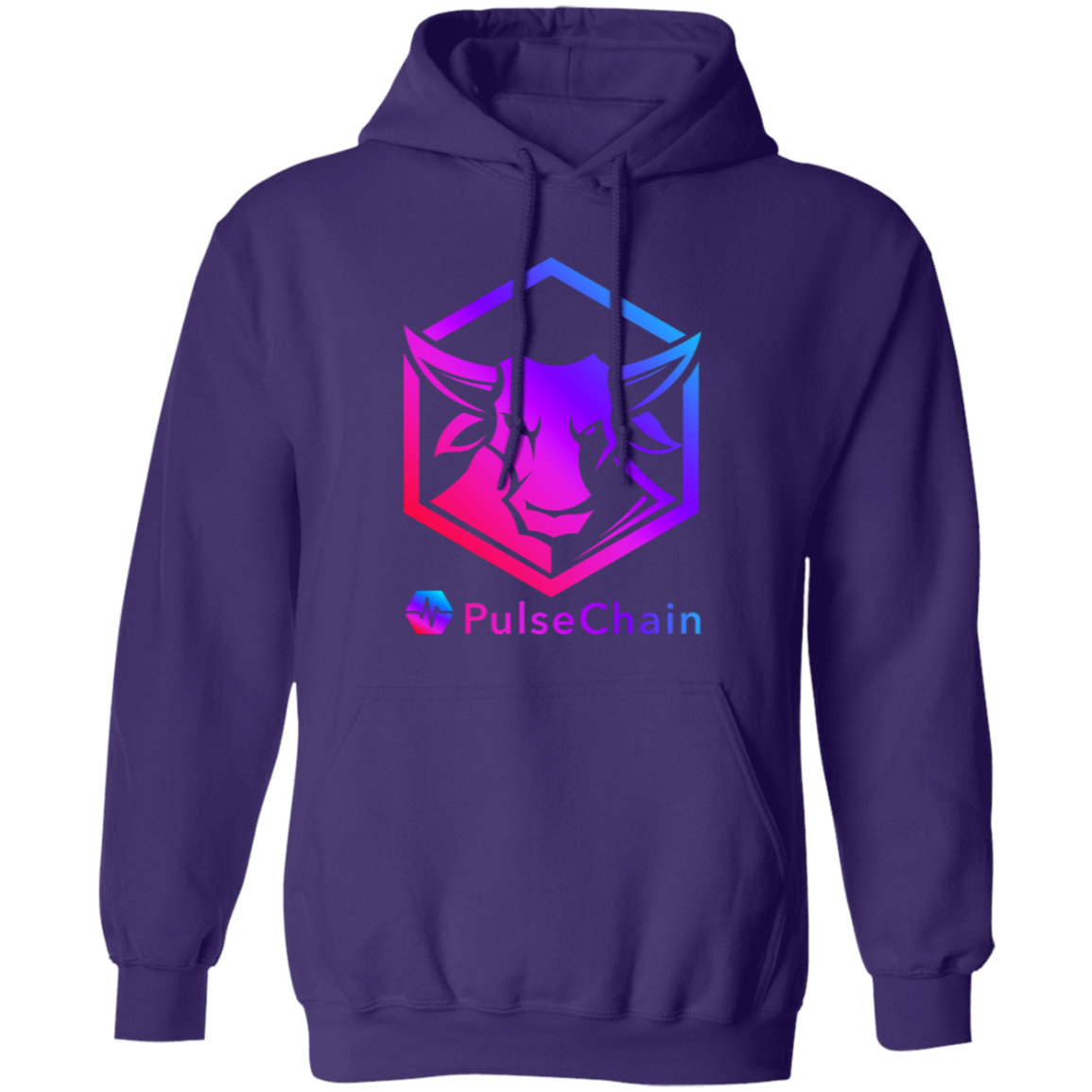 PulseChain Bull - Hoodie - The Pulsican Store