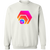 Hex With Pulse Logo - White Sweatshirt