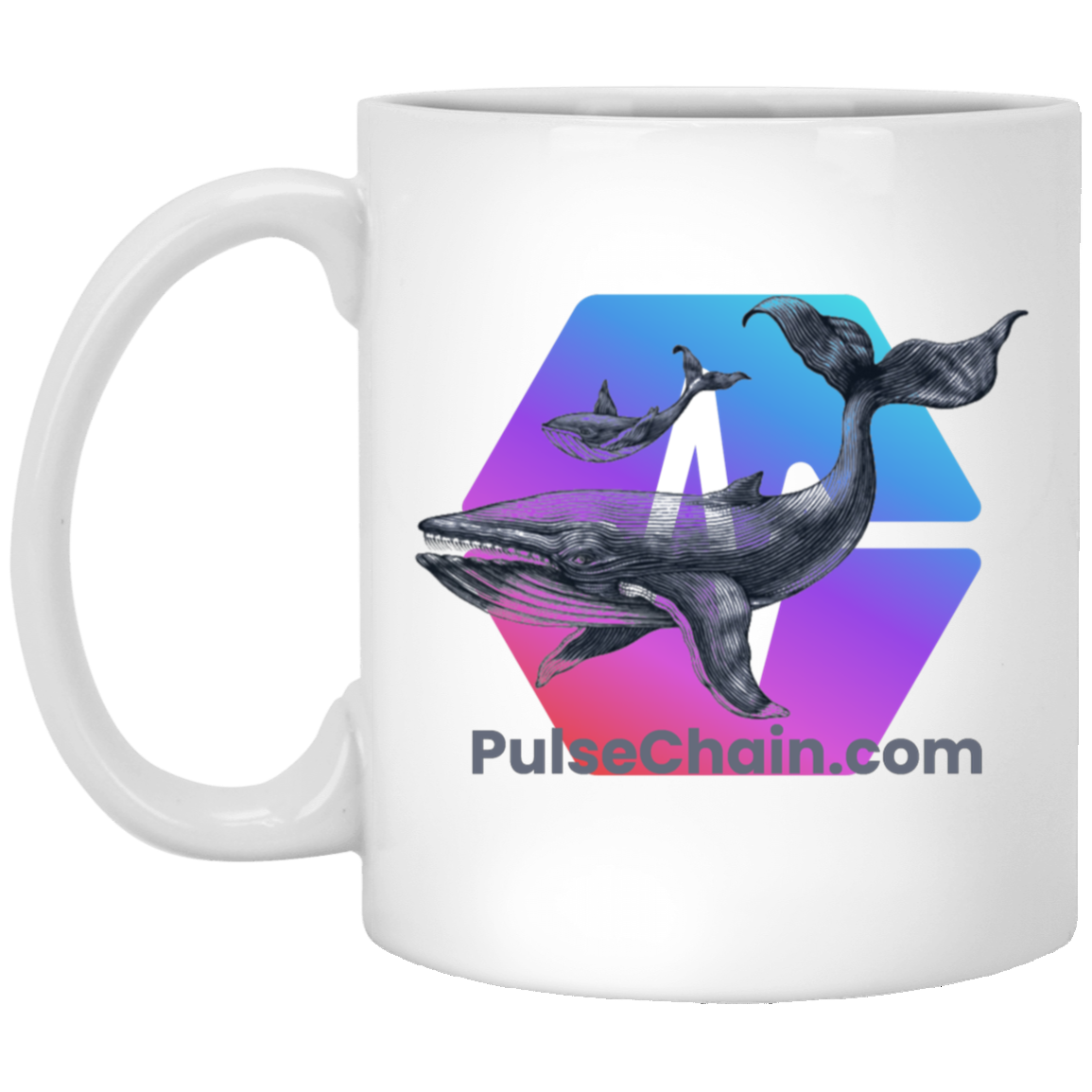 Pulse Whale - White Mug