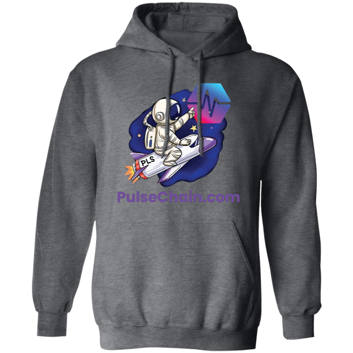 PulseChain.com Rocket - Hoodie - The Pulsican Store