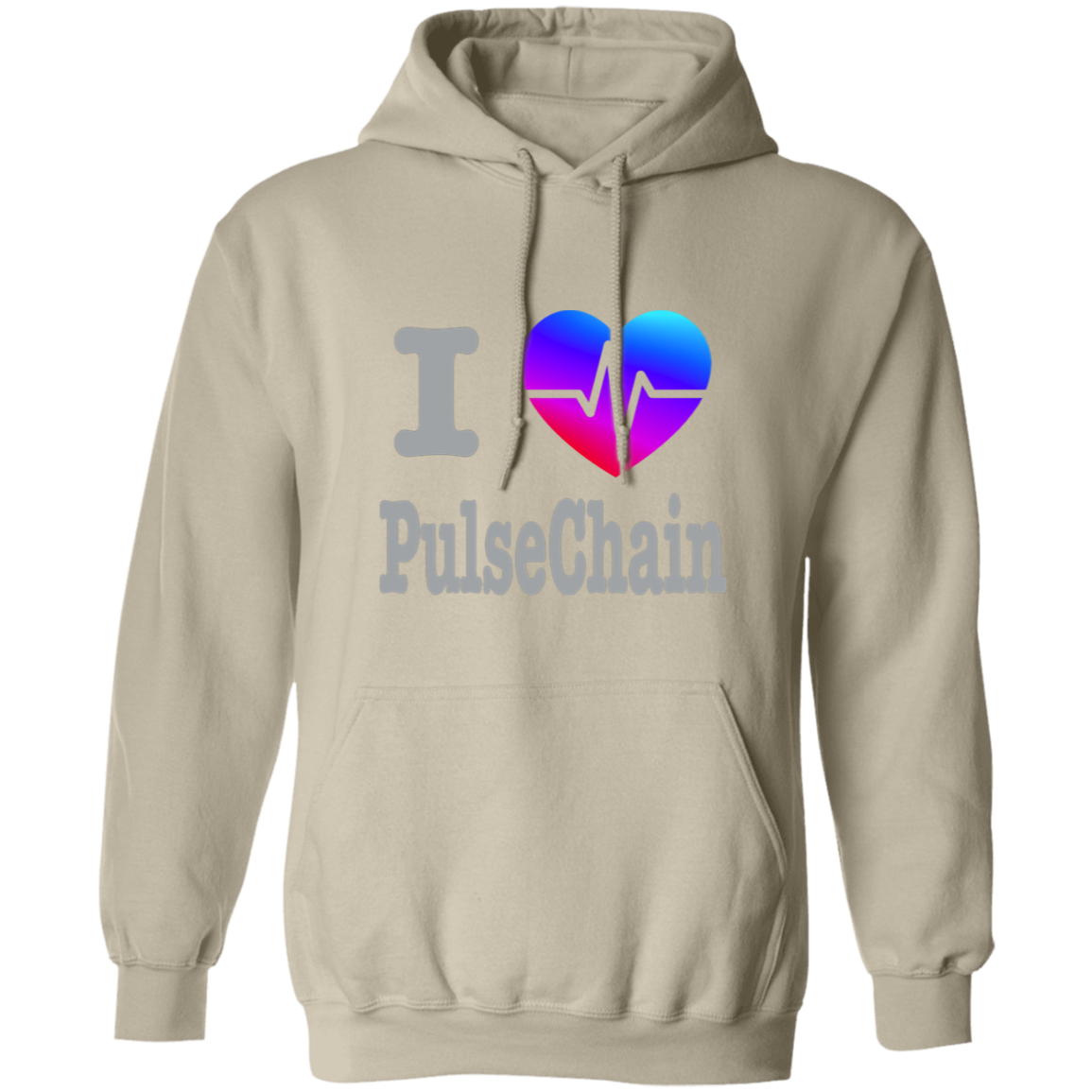 I Love PulseChain - Hoodie - The Pulsican Store