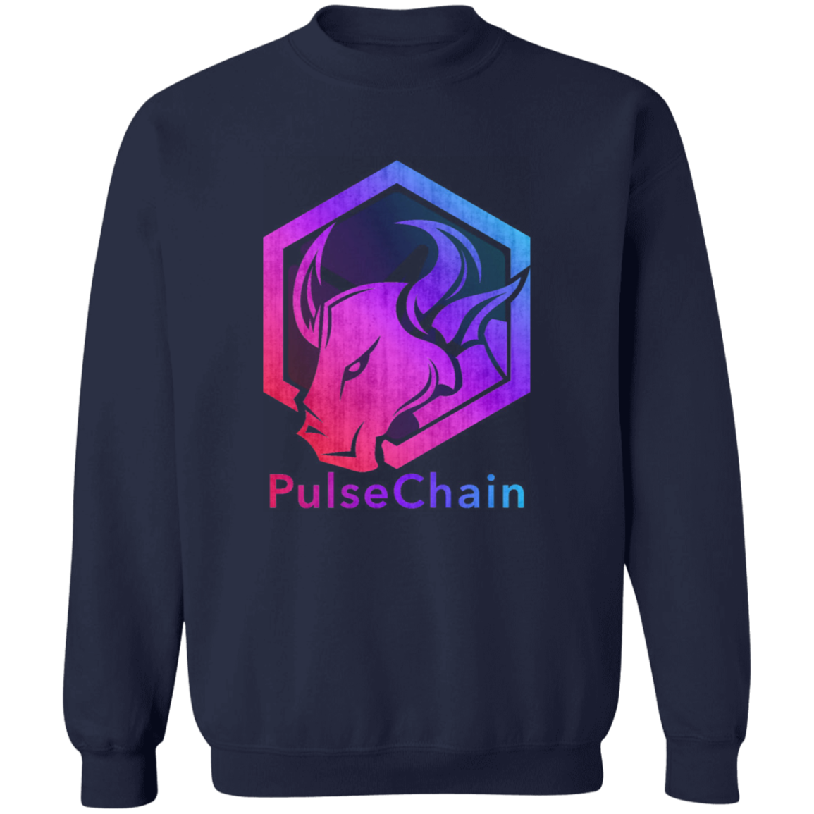 PulseChain Bull - Sweatshirt - The Pulsican Store