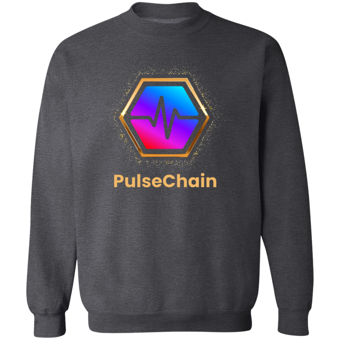 Golden PulseChain - Sweatshirt - The Pulsican Store