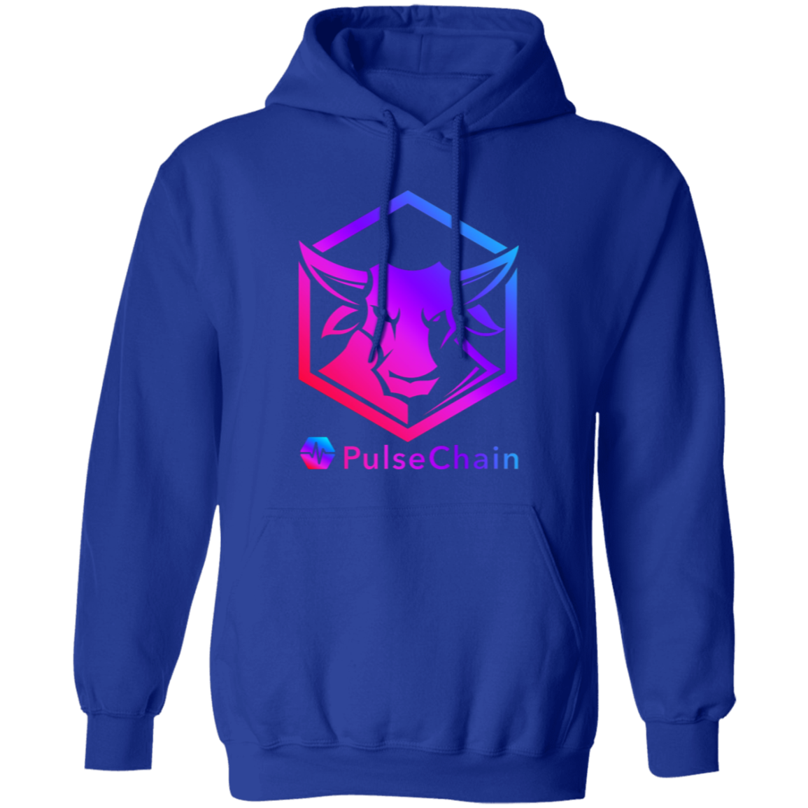 PulseChain Bull - Hoodie - The Pulsican Store