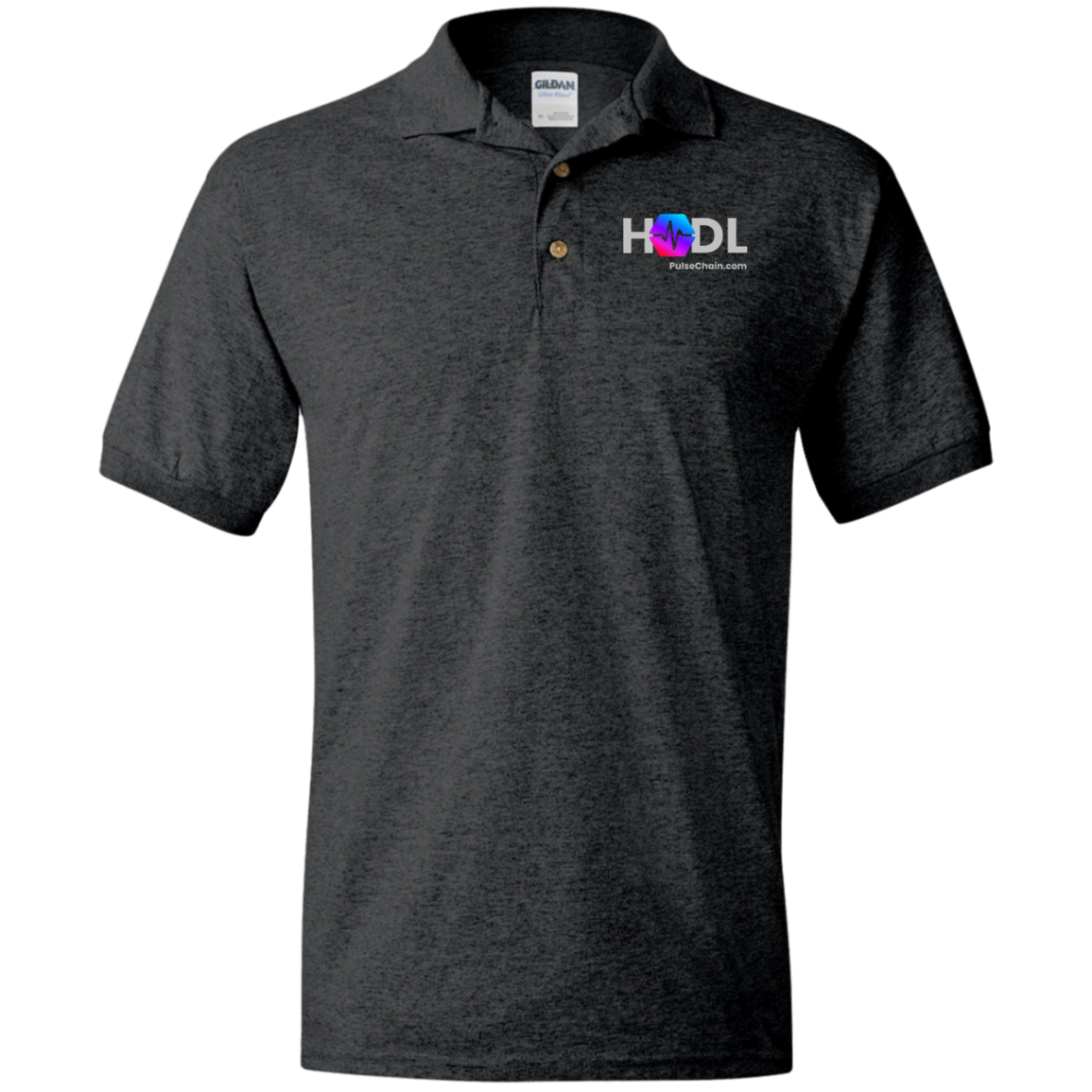 PULSECHAIN HODL - POLO SHIRT - The Pulsican Store