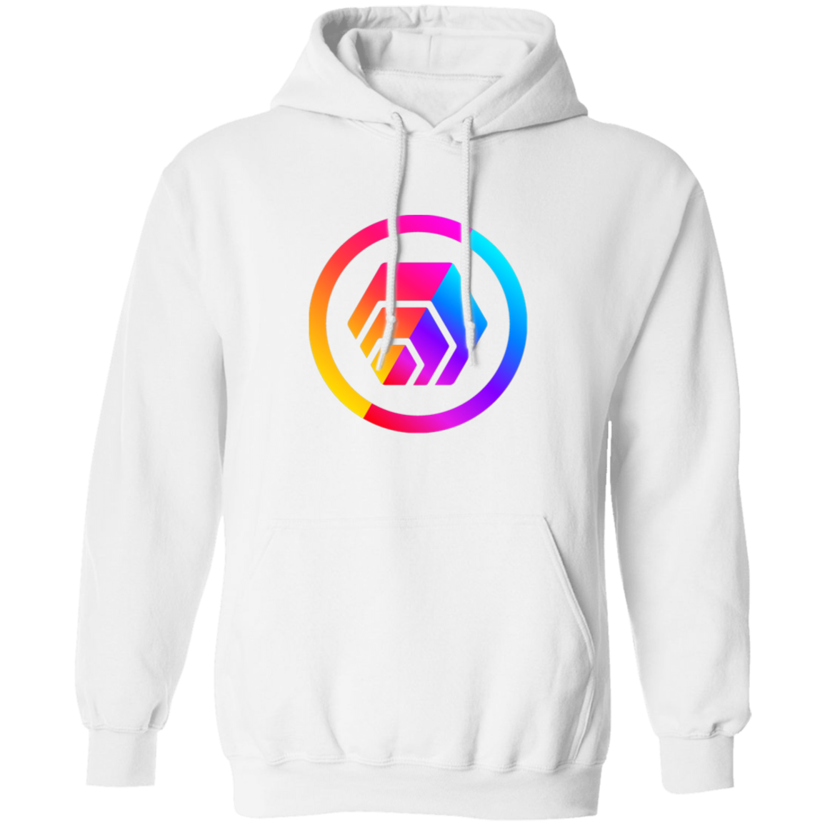 Hex/Pulse Logo - White Hoodie