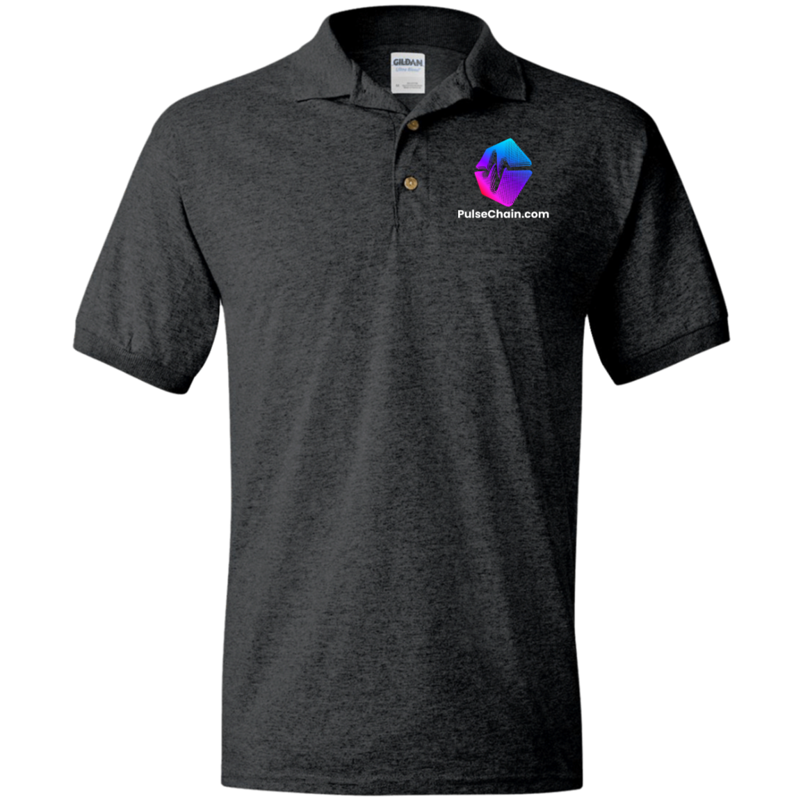 PulseChain.Com Logo - Polo Shirt