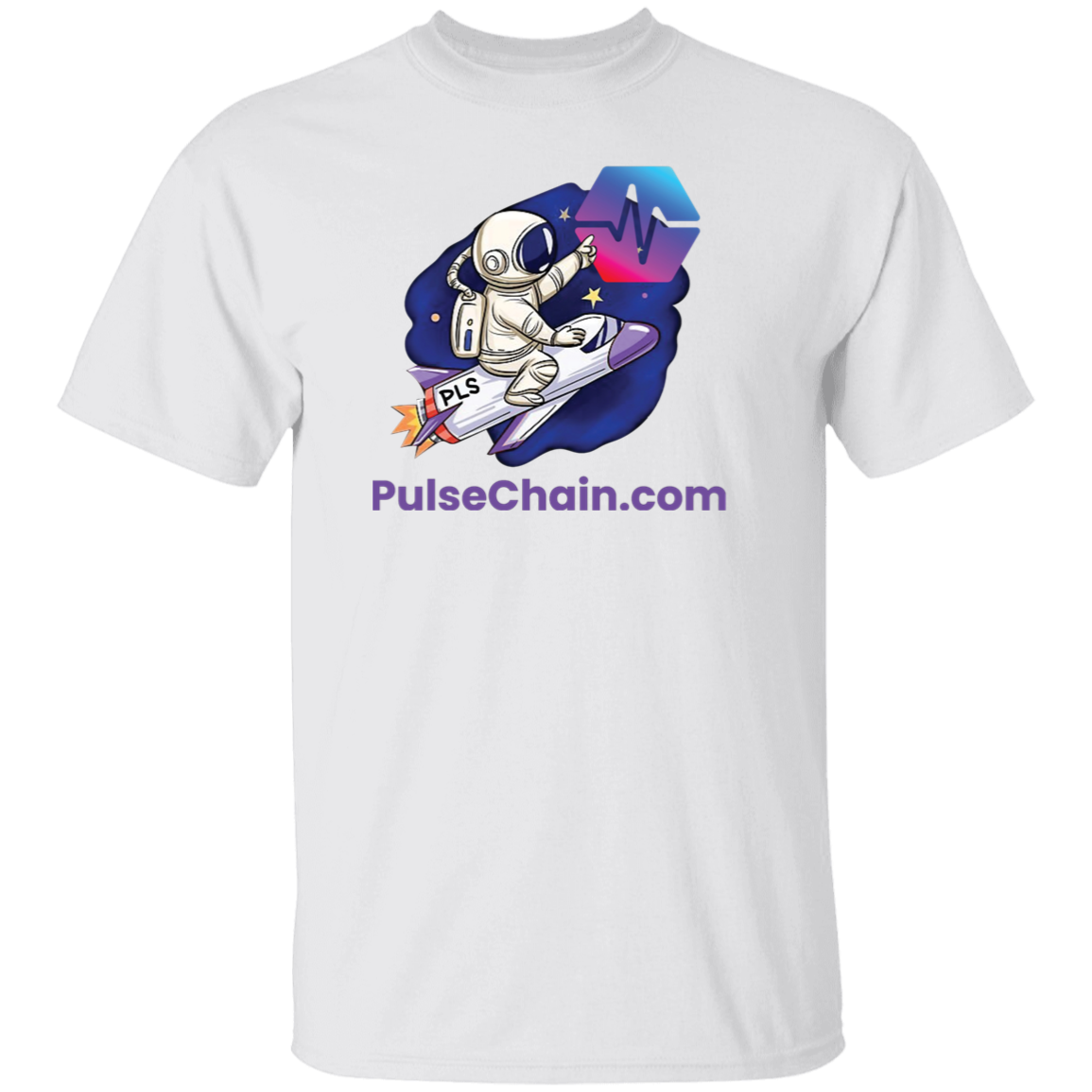 PulseChain.com Rocket - T Shirt - The Pulsican Store