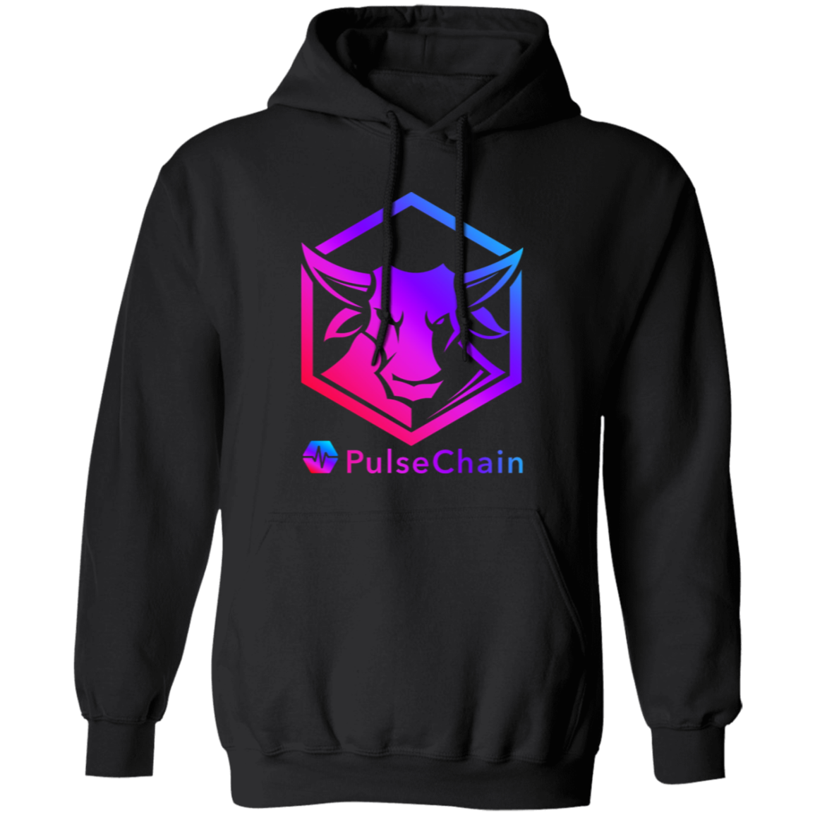 PulseChain Bull - Hoodie - The Pulsican Store