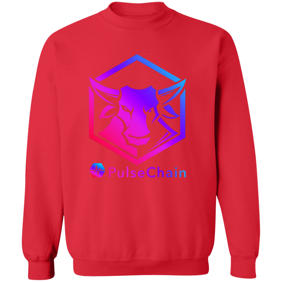 PulseChain Bull - Sweatshirt - The Pulsican Store