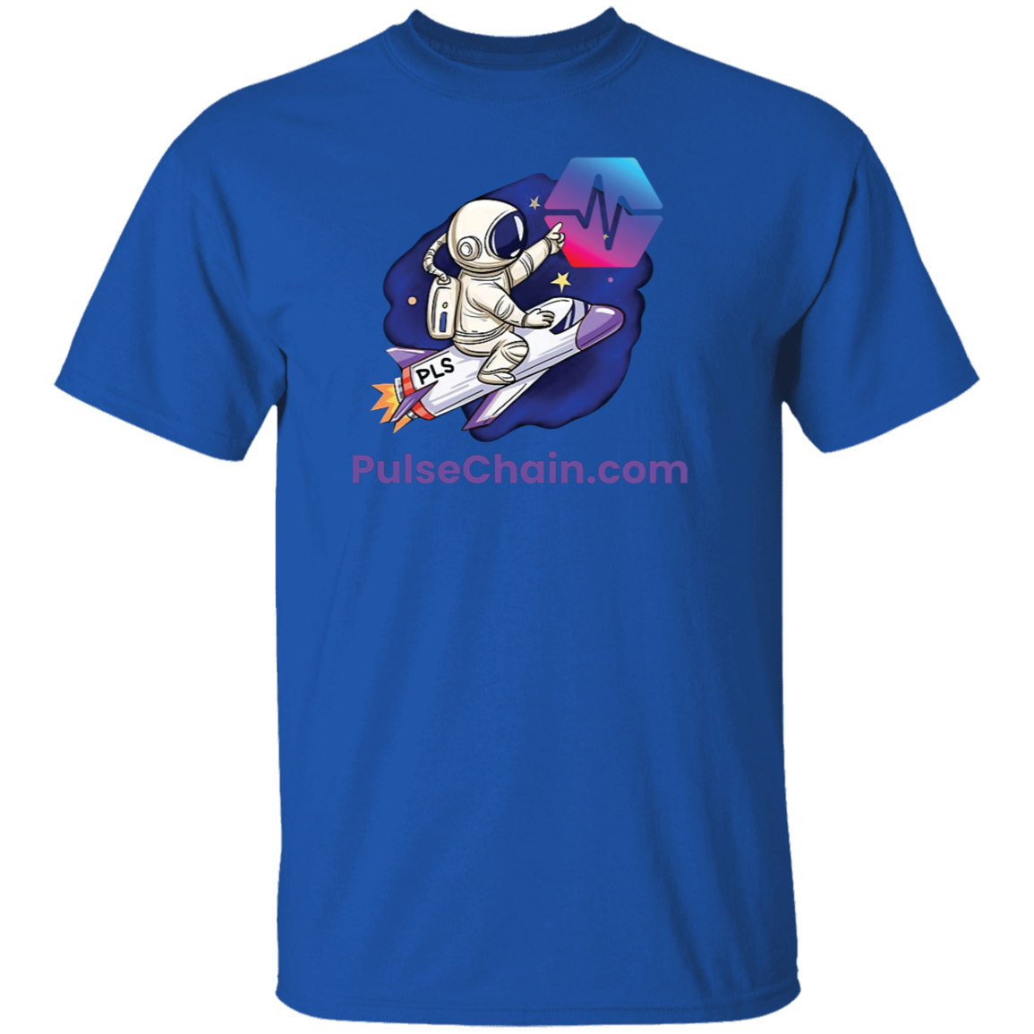 PulseChain.com Rocket - T Shirt - The Pulsican Store