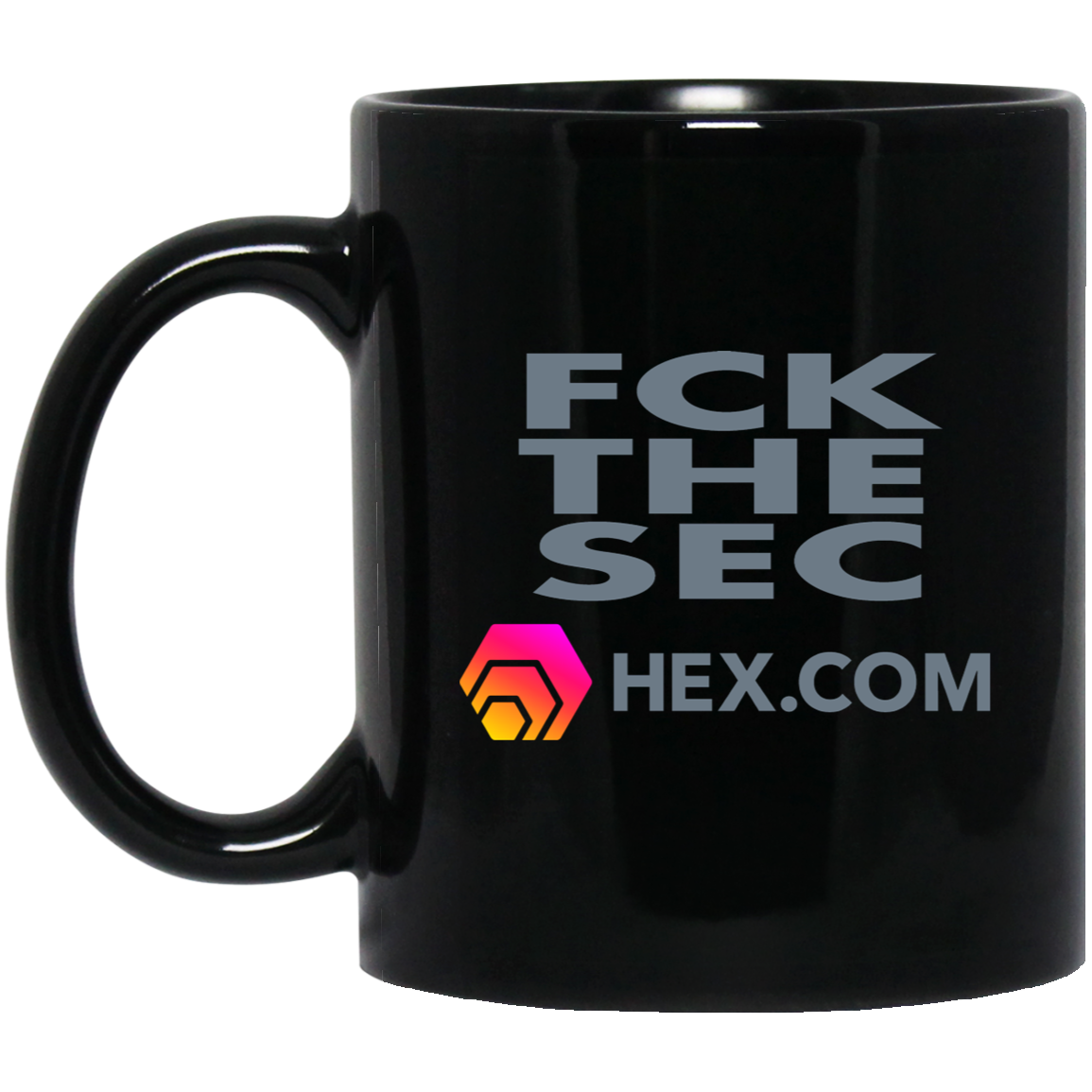 FCK THE SEC - Black Mug