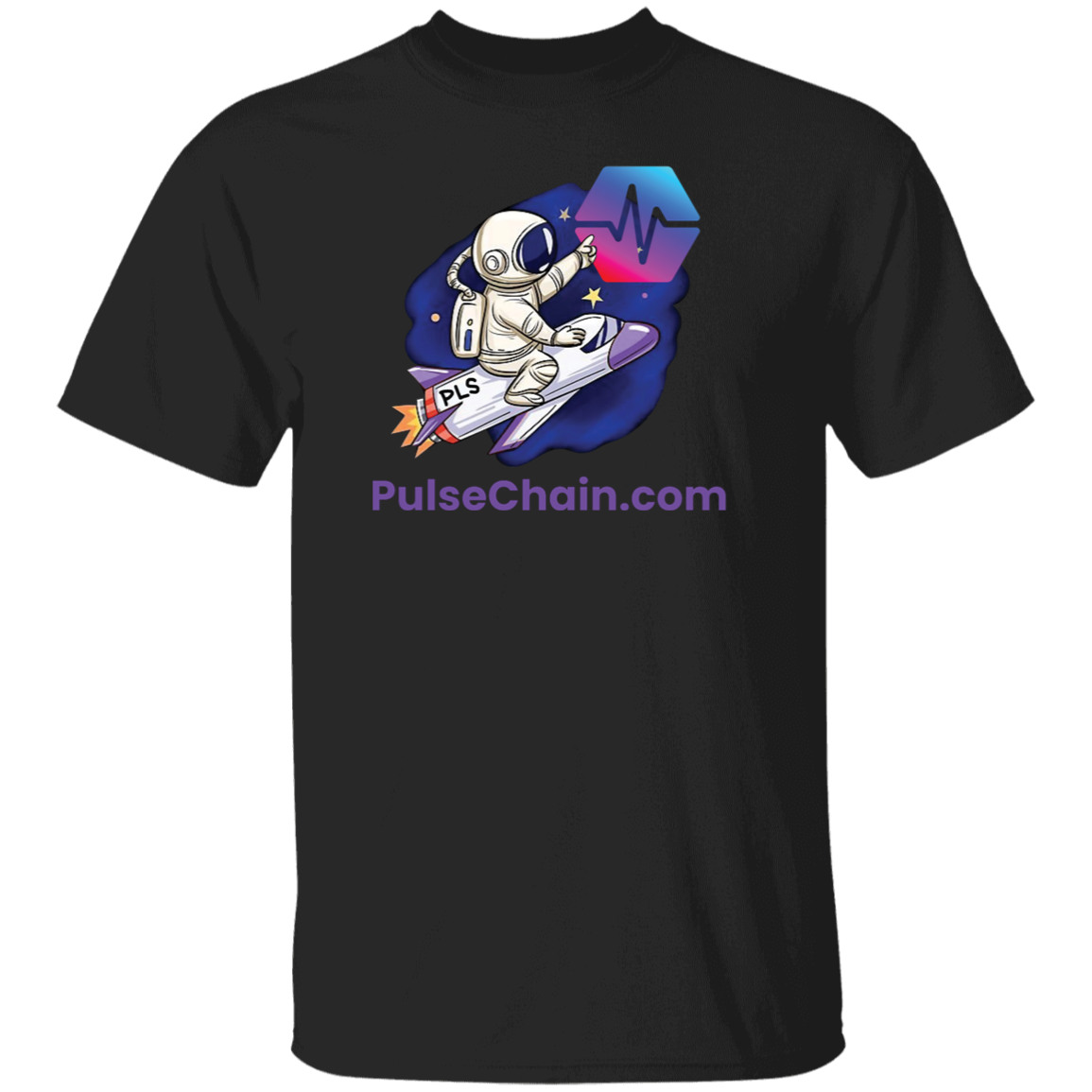 PulseChain.com Rocket - T Shirt - The Pulsican Store