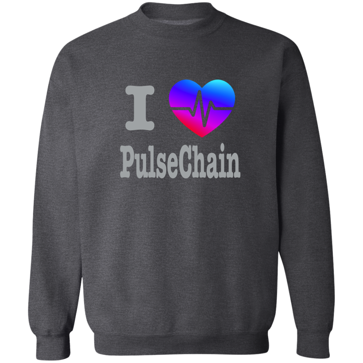 I Love PulseChain - Sweatshirt - The Pulsican Store