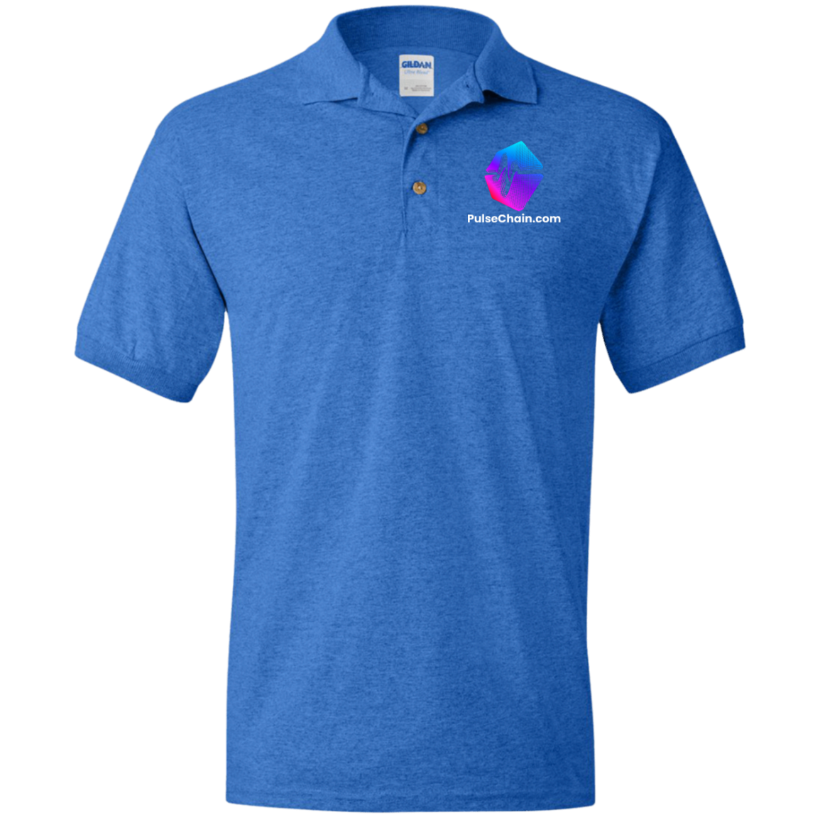 PulseChain.Com Logo - Polo Shirt