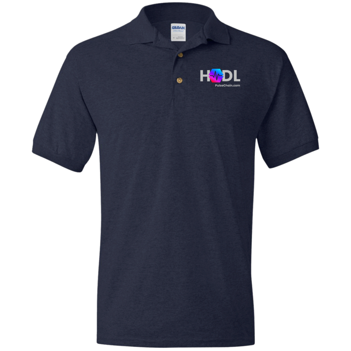 PULSECHAIN HODL - POLO SHIRT - The Pulsican Store