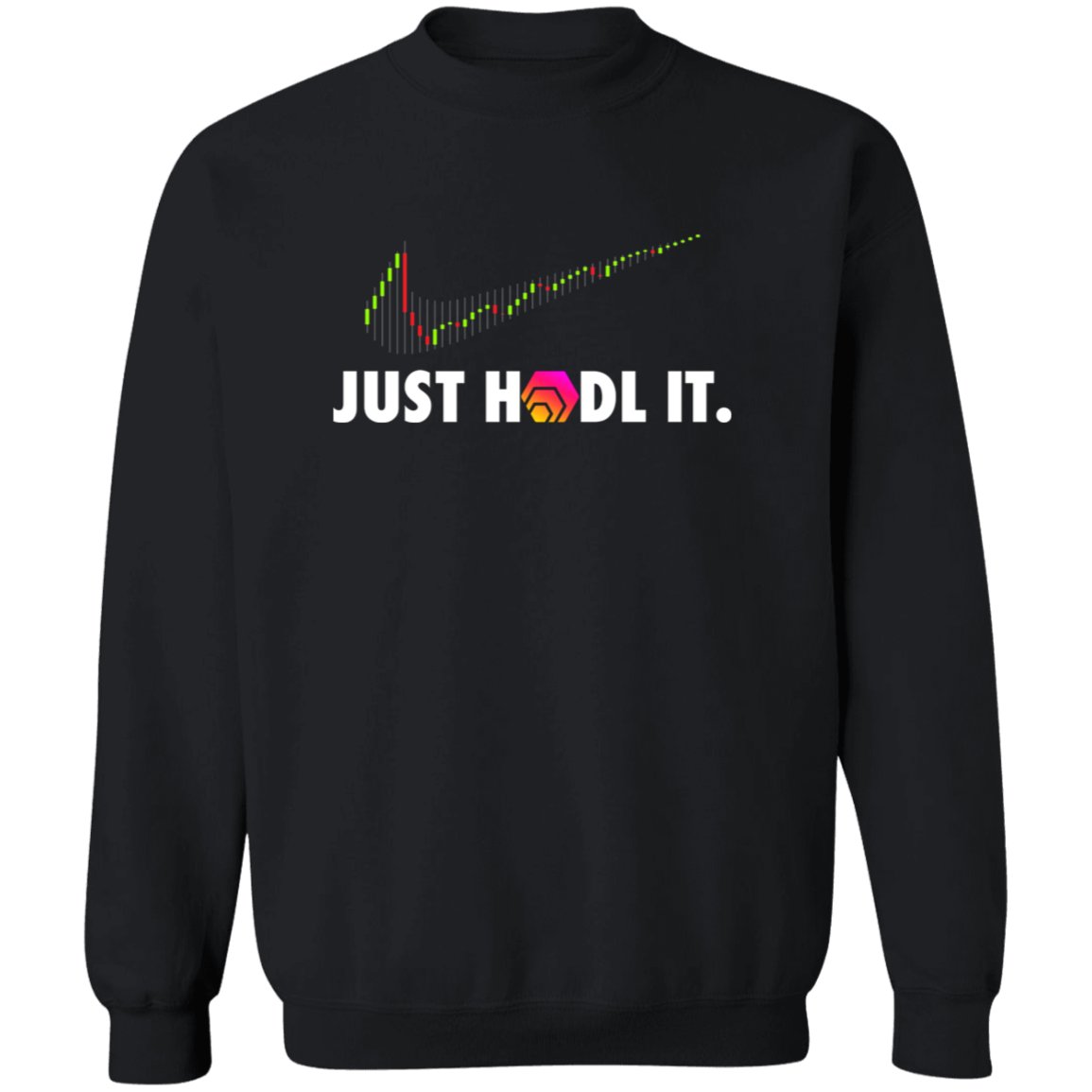 Just HODL It Hex - Sweatshirt - The Pulsican Store