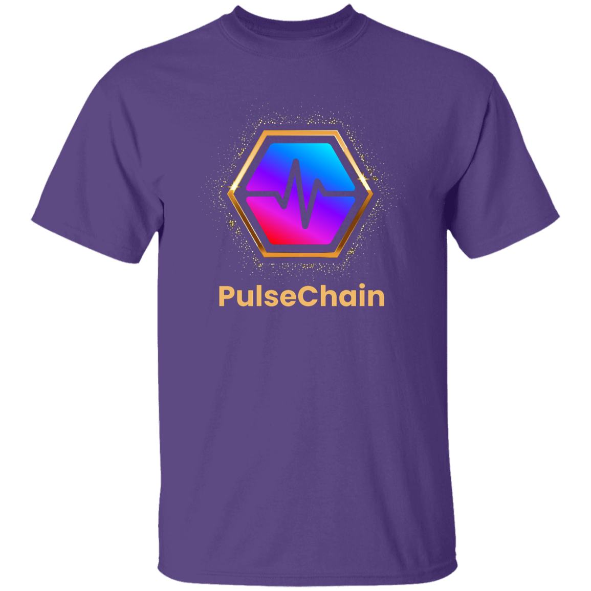 Golden PulseChain - T Shirt - The Pulsican Store