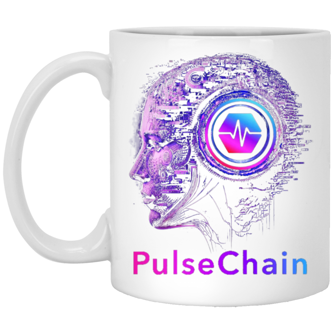 Think PulseChain - White Mug - The Pulsican Store
