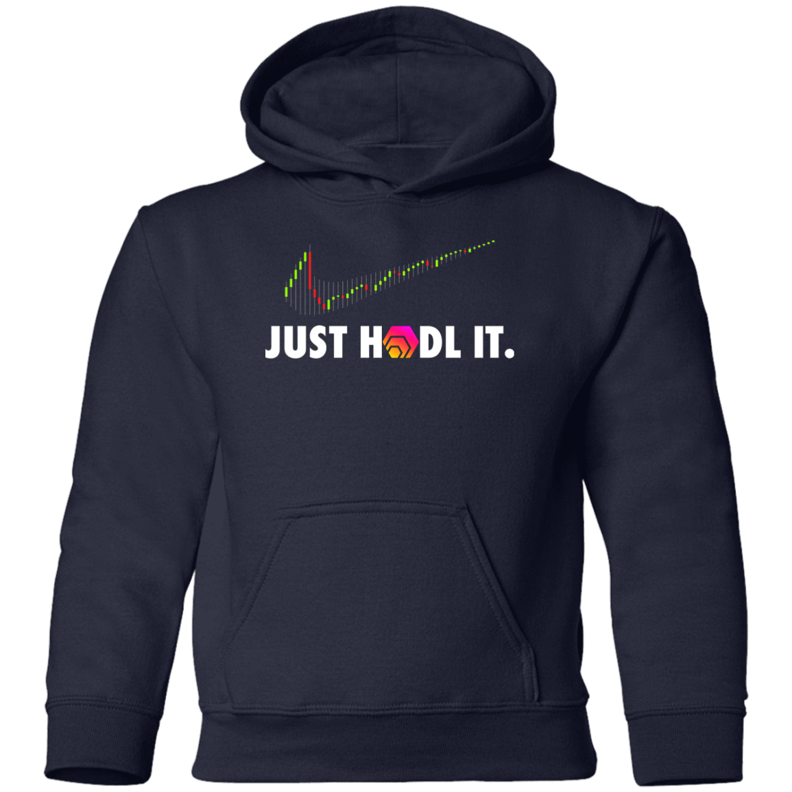 Just HODL It Hex - Youth Hoodie - The Pulsican Store