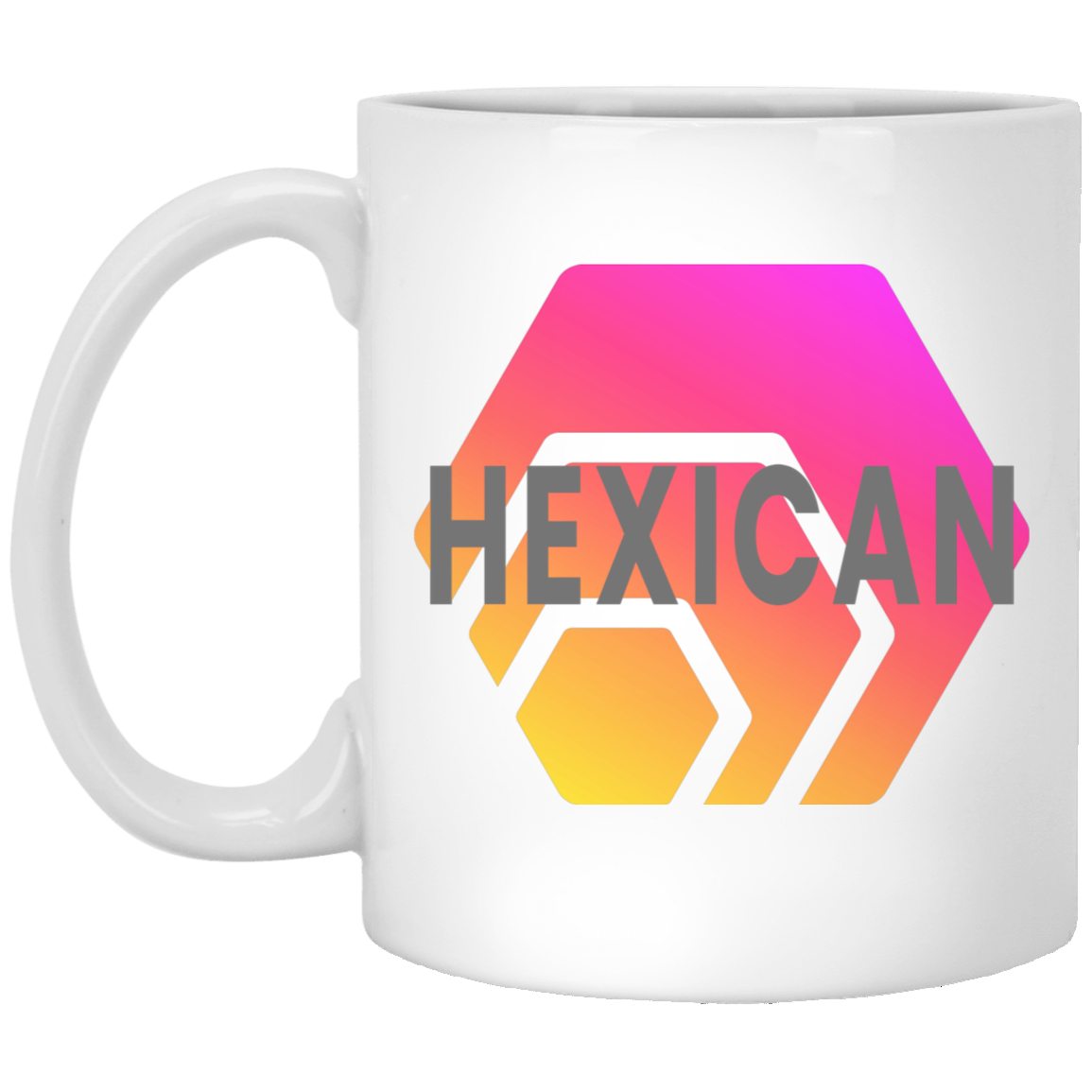 Hexican - White Mug - The Pulsican Store