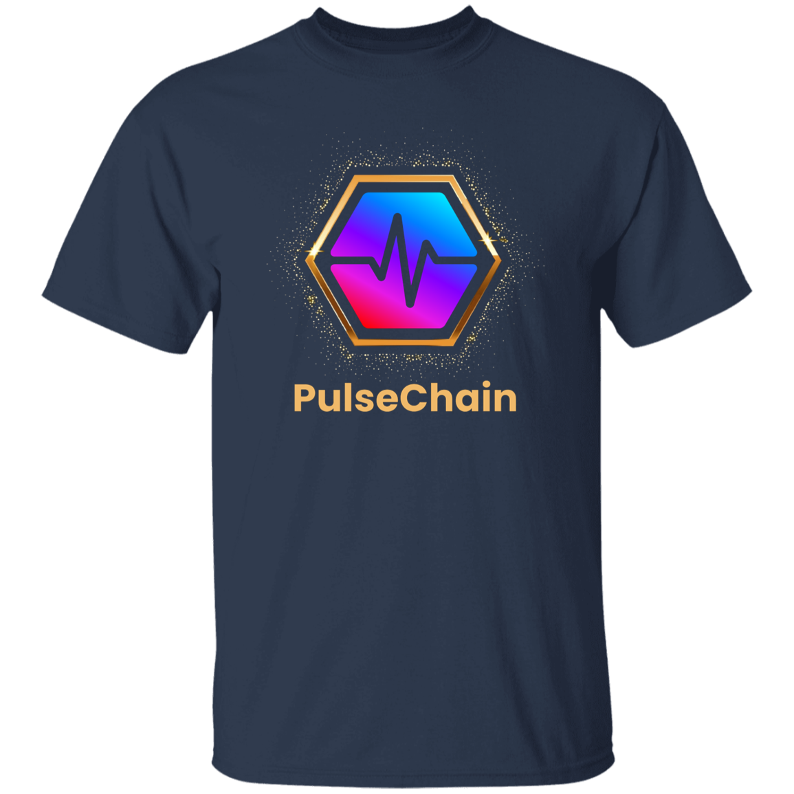 Golden PulseChain - T Shirt - The Pulsican Store