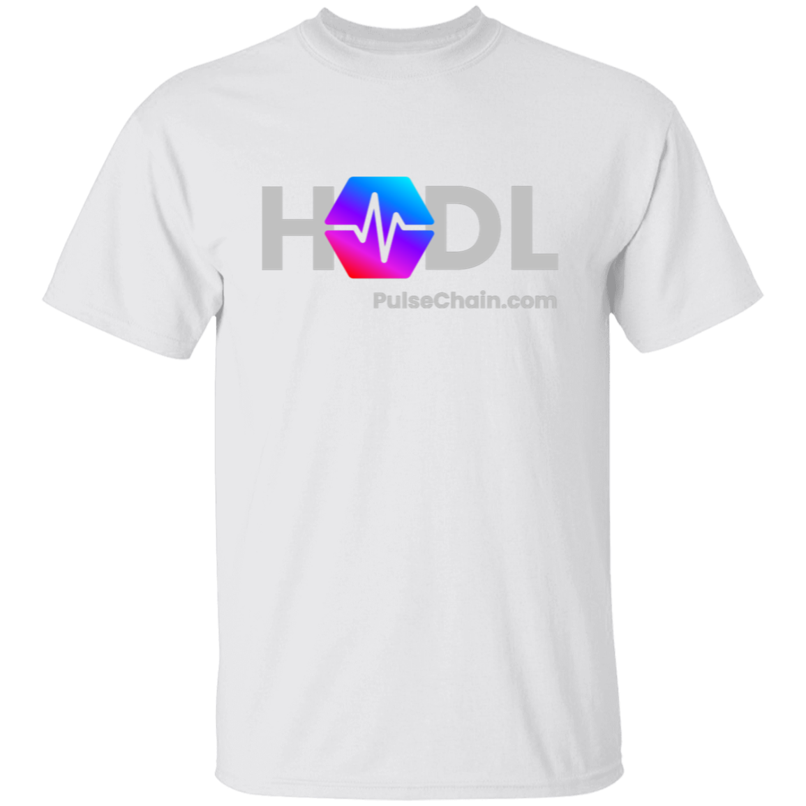 PulseChain HODL - White T Shirt - The Pulsican Store