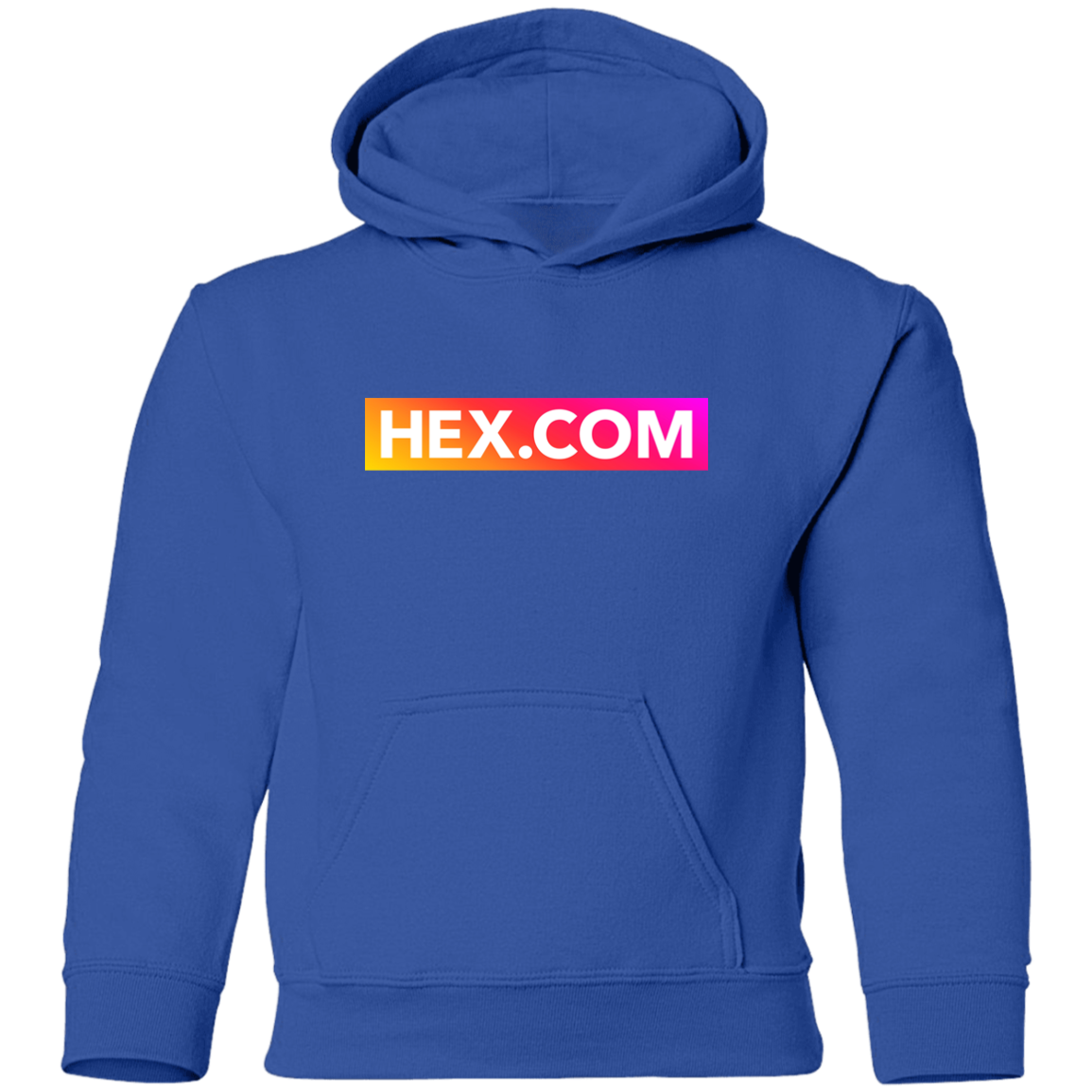 Hex.Com Block Gradient - Youth Hoodie - The Pulsican Store