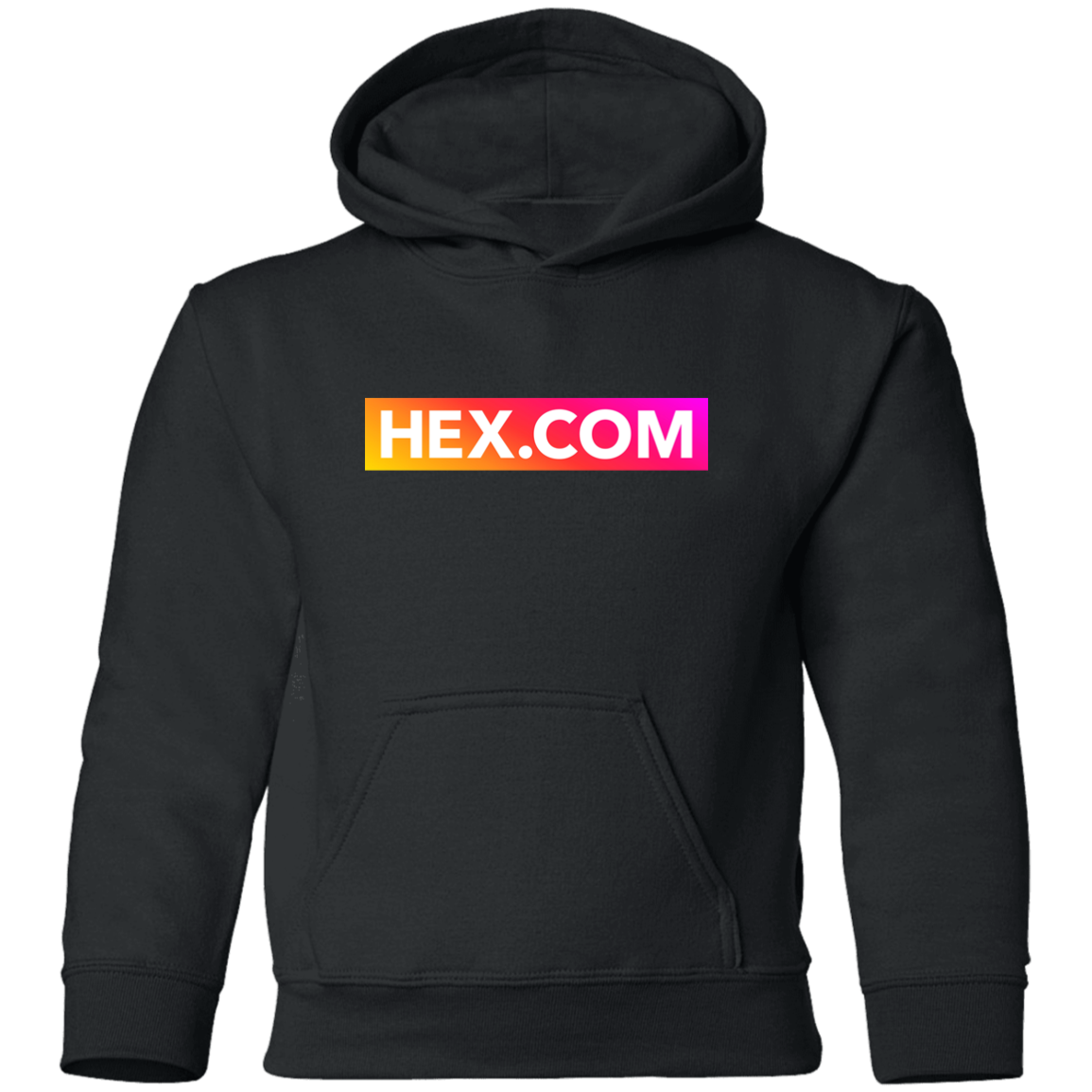 Hex.Com Block Gradient - Youth Hoodie - The Pulsican Store
