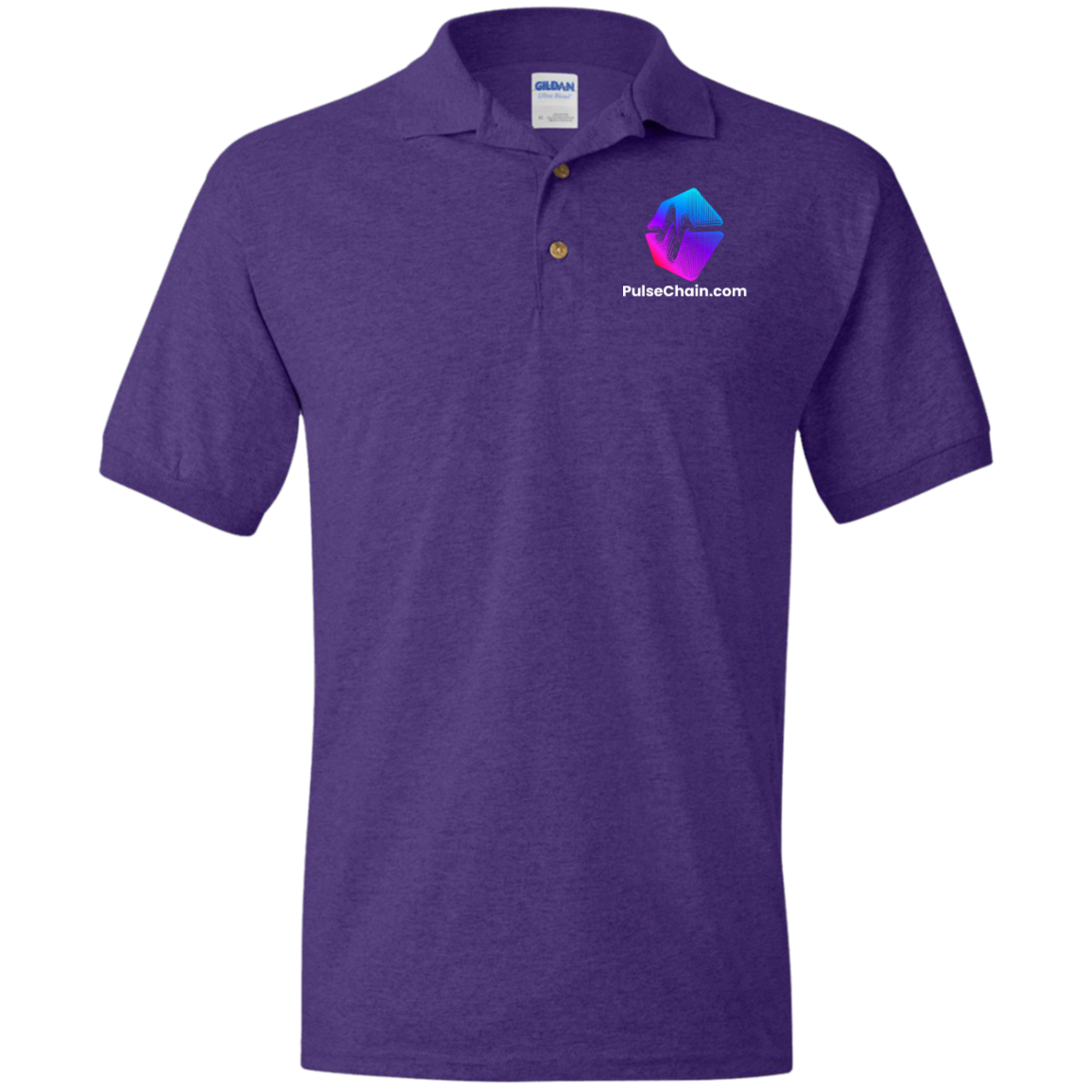 PulseChain.Com Logo - Polo Shirt