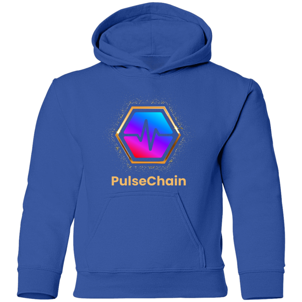 Golden PulseChain - Youth Hoodie - The Pulsican Store