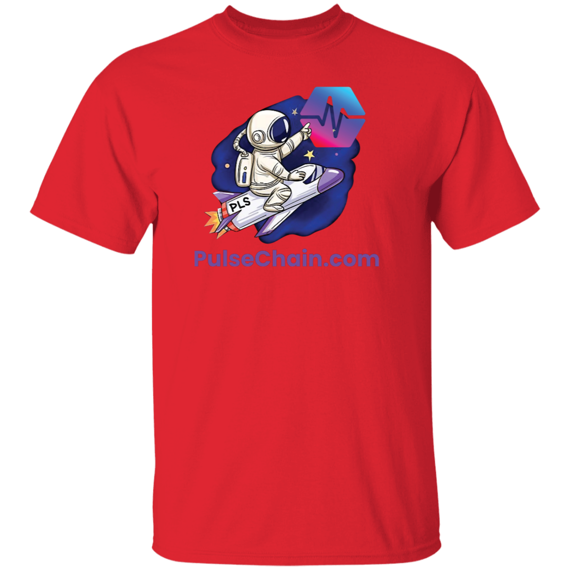 PulseChain.com Rocket - T Shirt - The Pulsican Store