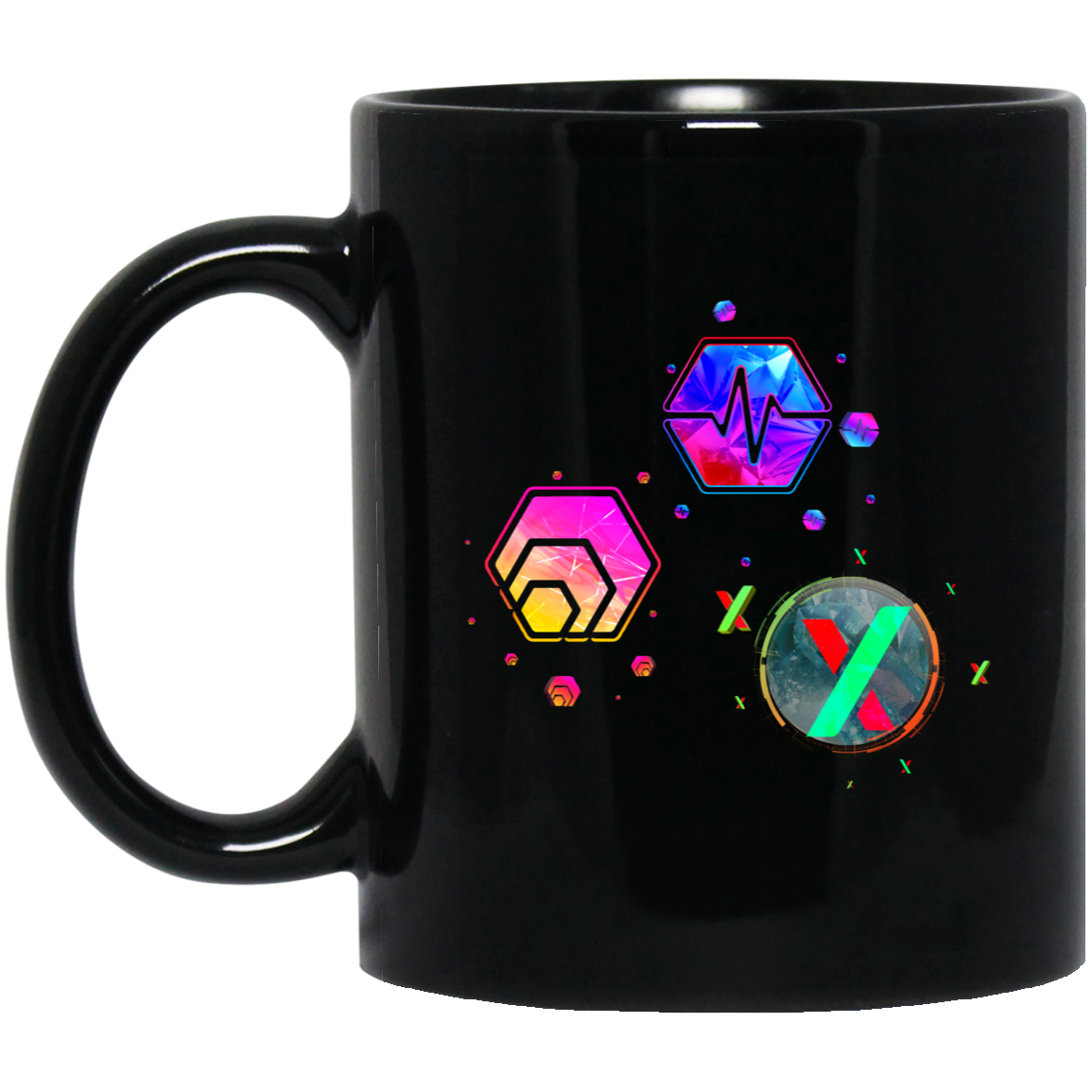 The Trio - Black Mug - The Pulsican Store